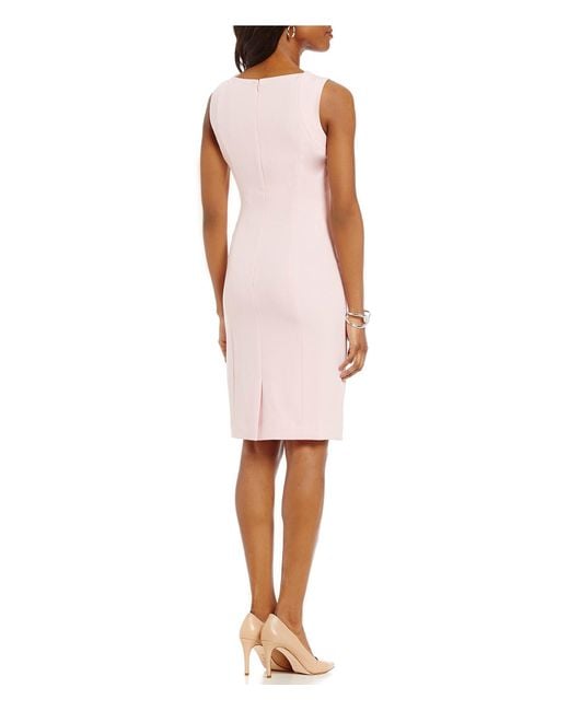 Kasper petite v neck sheath dress express